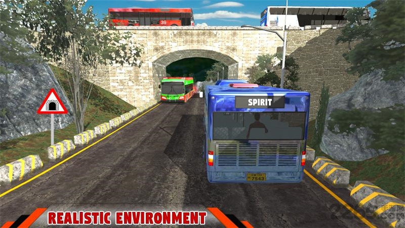 现代巴士车道停车场3d最新版