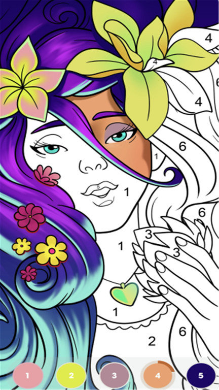 数字填色绘本app