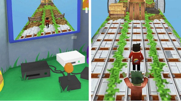 工艺僵尸逃亡游戏