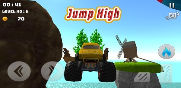 怪物卡车赛车冒险游戏(modern climb stunt)