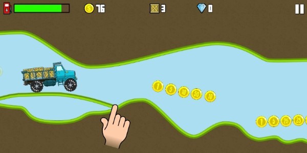 爬山卡车道路绘图游戏(hill climb truck)