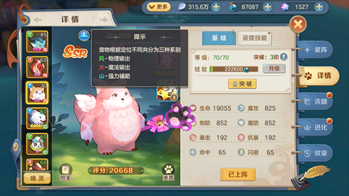 《云上城之歌》最新版本宠物培养攻略