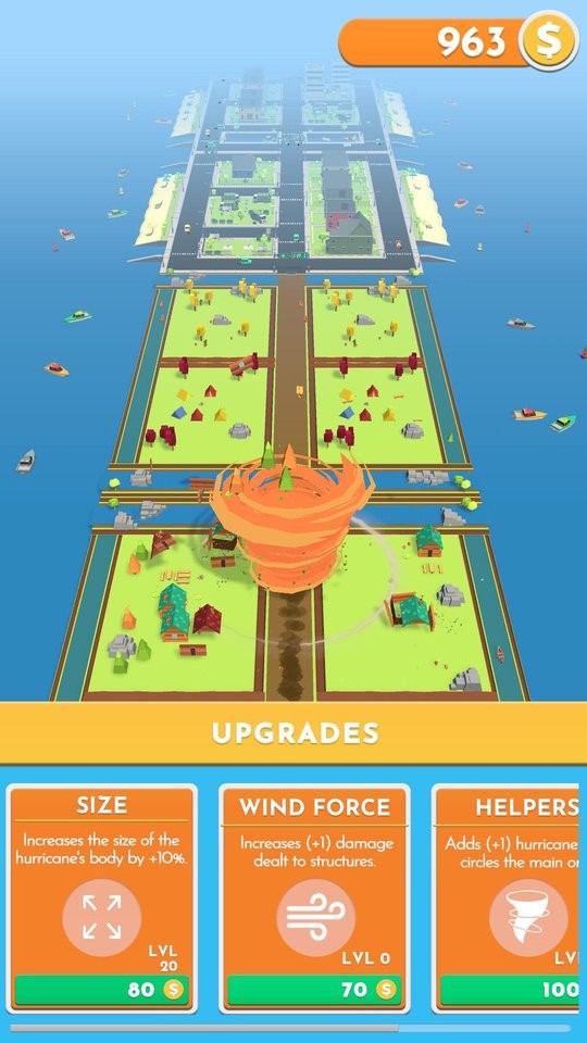 闲置的飓风游戏(idle hurricane)