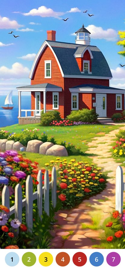 数字填色趣味解压软件