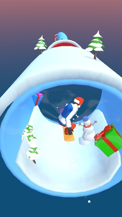 滑雪板挑战赛游戏