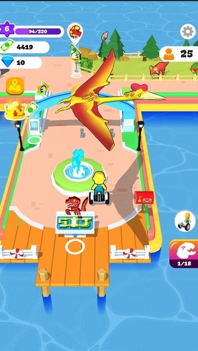 造个恐龙岛游戏(dino tycoon)