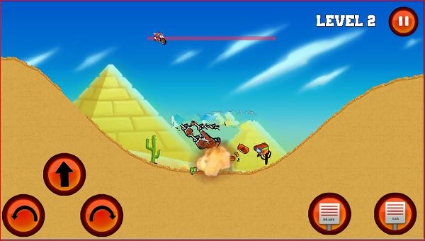 骑自行车爬山游戏(bike the hill)