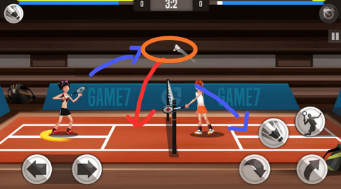 羽毛球高高手游戏攻略