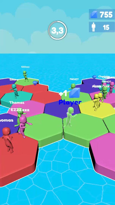 彩色人六边形淘汰赛手机版