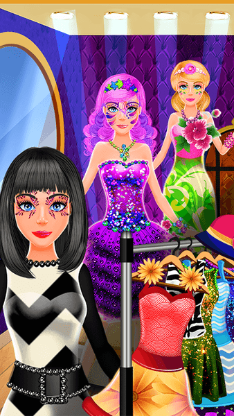 女孩化妆彩绘派对手游