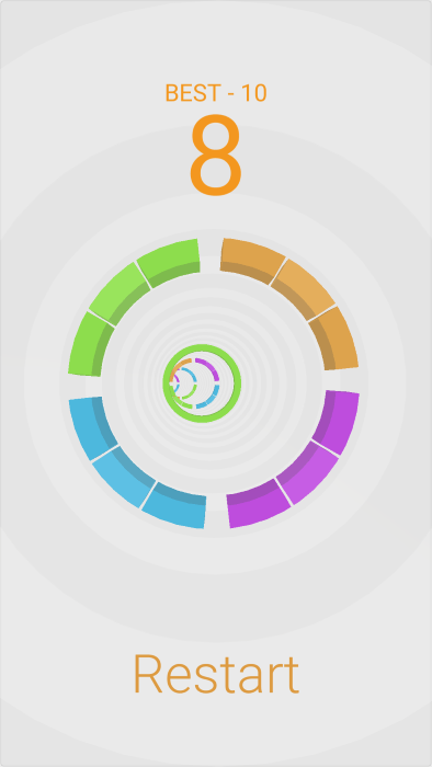 彩环隧道酷跑游戏