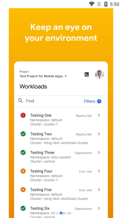 google cloud app