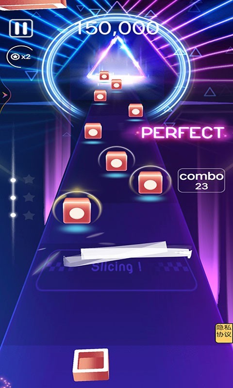 节奏炫彩音符游戏