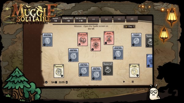 麻瓜接龙游戏(Muggle Solitaire)