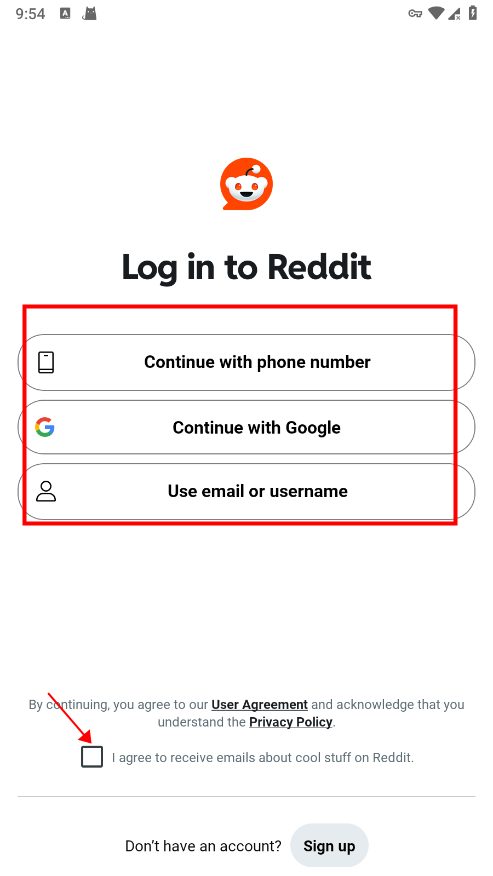 redditapp怎么登录