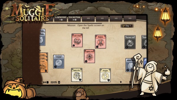 麻瓜接龙游戏(Muggle Solitaire)