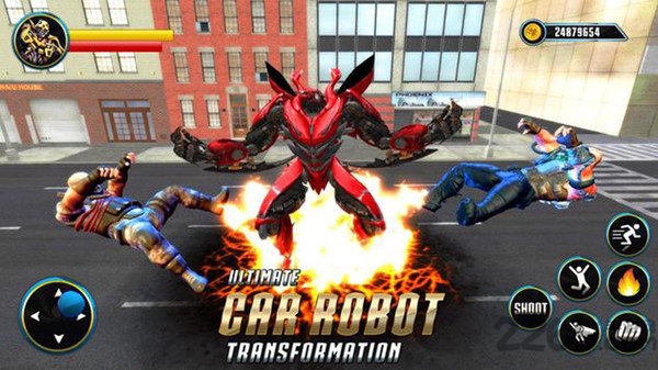 漫威汽车机器人战斗手机版