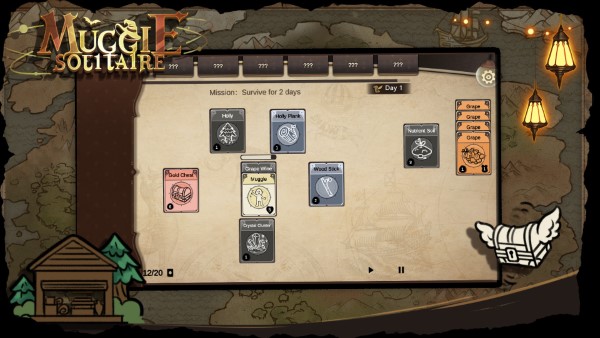 麻瓜接龙游戏(Muggle Solitaire)