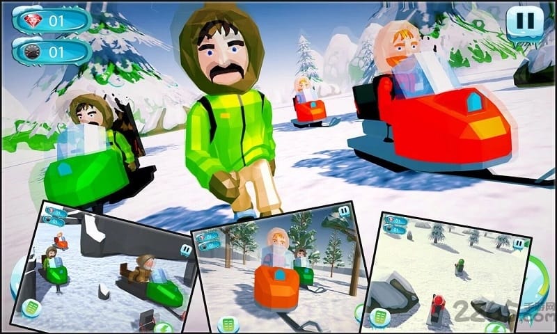 极限雪地赛车骑手内购破解版