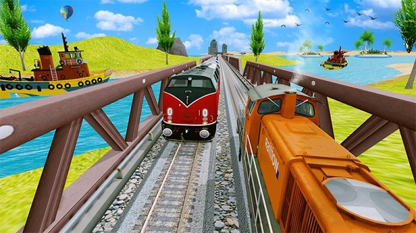 真实城市火车驾驶小游戏