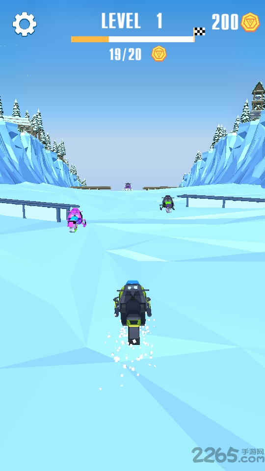 雪地摩托比赛最新版