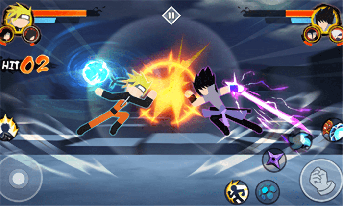 火柴人忍者3v3竞技场游戏(stickman ninja 3v3)