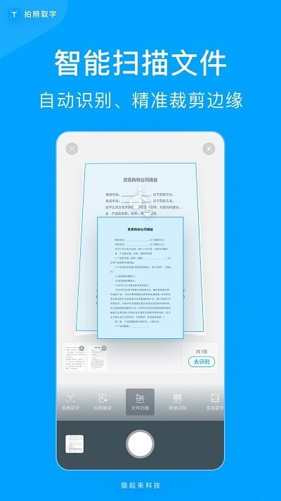 猫起来拍照取字软件