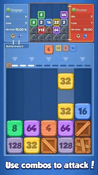 2048合并战斗游戏(drop battle)