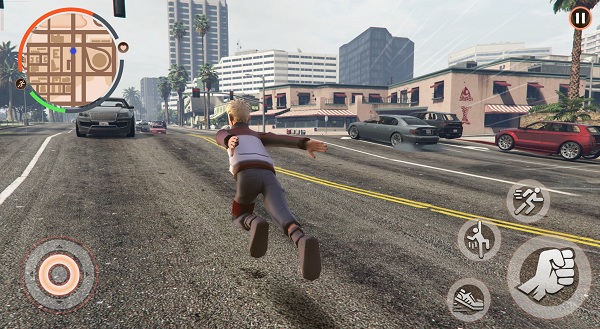 城市英雄超级忍者最新版(Ninja Warrior Rope)