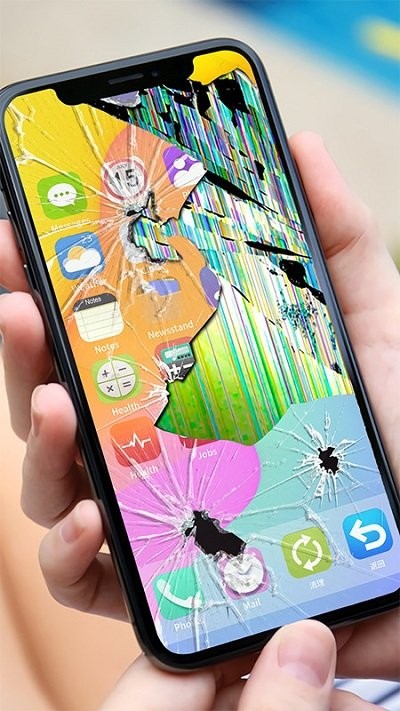 手机屏幕碎裂模拟器最真实版