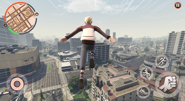 城市英雄超级忍者最新版(Ninja Warrior Rope)