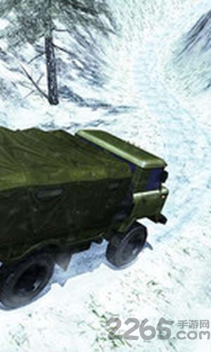 雪地卡车赛游戏