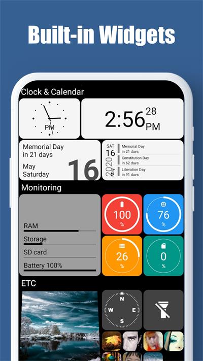 磁贴桌面app(square home)