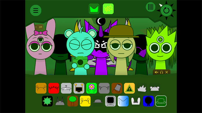 节奏盒子Sprunki绿核模组