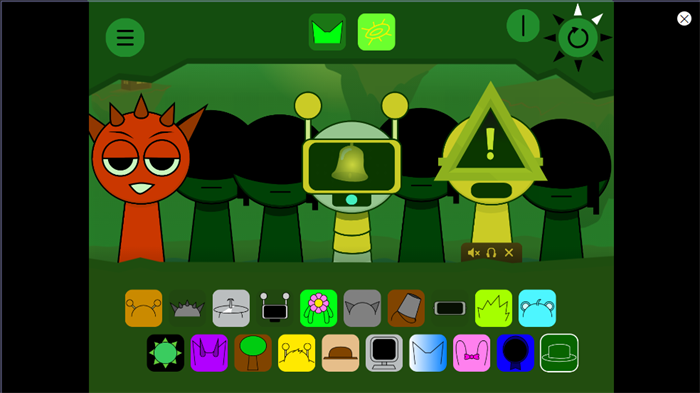 节奏盒子Sprunki绿核模组