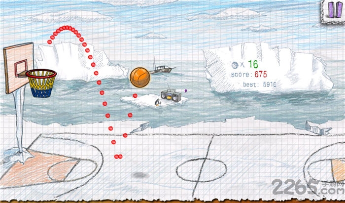 涂鸦篮球2游戏