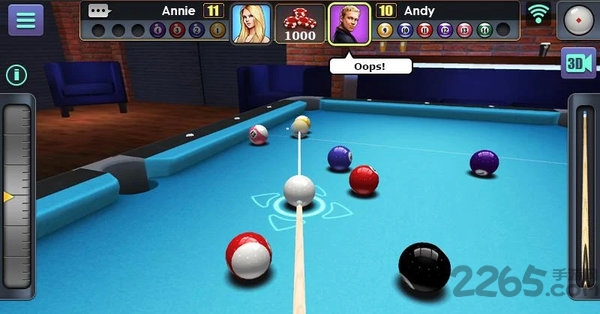 3d台球馆去广告版(3D Pool Ball)
