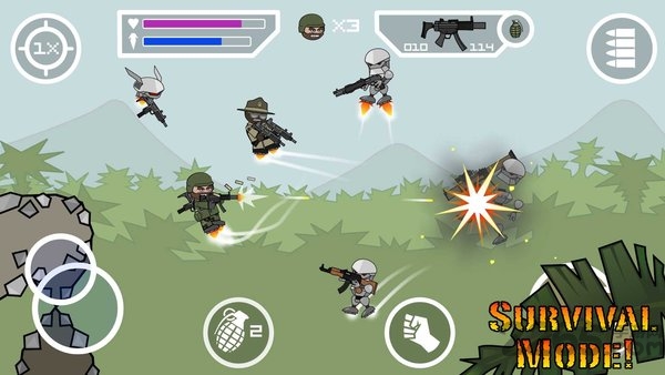 涂鸦军团2迷你民兵官方版