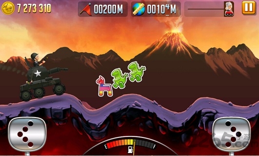 愤怒的老奶奶赛车手机游戏