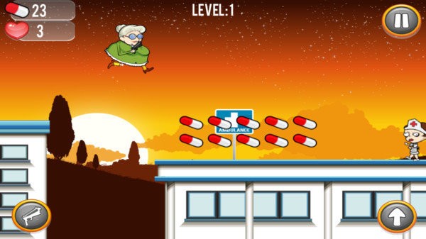 暴走老奶奶拍僵尸游戏