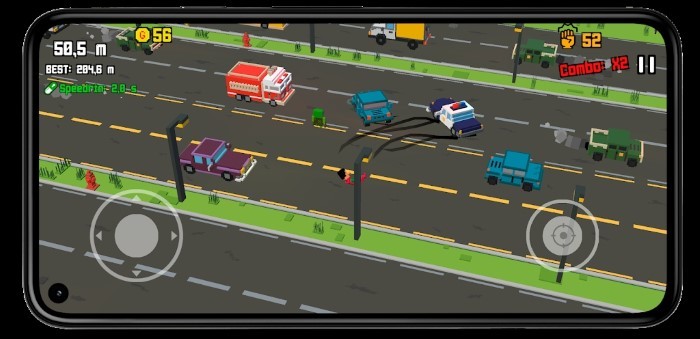 暴躁的老奶奶疯狂之路游戏(crossy granny)