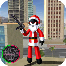 圣诞老人火柴人绳索英雄下载-安卓版最新版下载v1.0