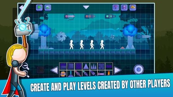 在线多人火柴人大战游戏