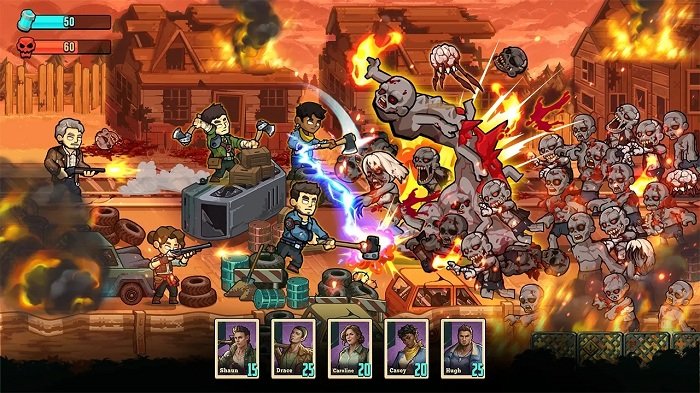 僵尸战争死亡之路无限金币破解版(Zombie Warfare: The Death Path)