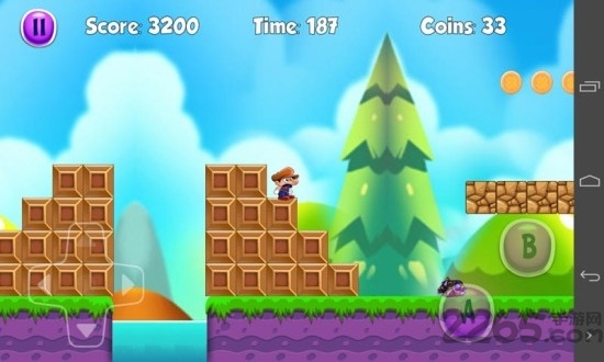 我的马里奥跑酷游戏