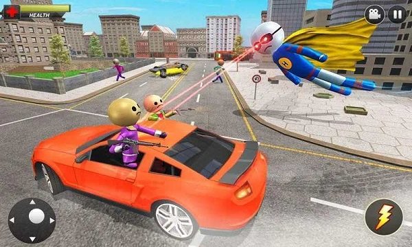 飞行火柴人英雄游戏