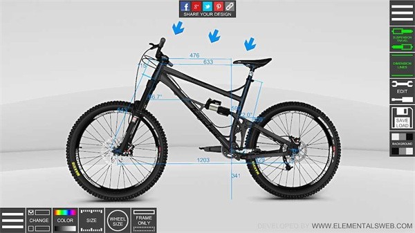 自行车配置器3d中文版(bike 3d configurator)