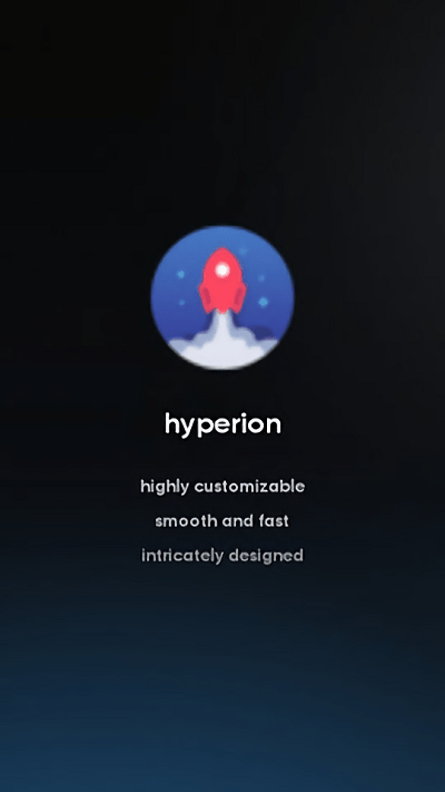 hyperion桌面启动器
