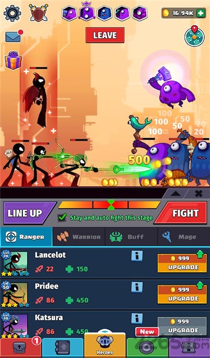 火柴人英雄怪物时代无限金币版 火柴人英雄怪物时代破解版下载