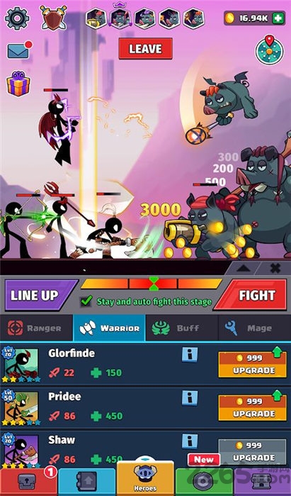 火柴人英雄怪物时代无限金币版 火柴人英雄怪物时代破解版下载